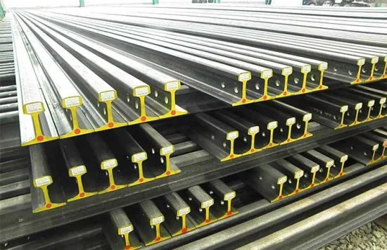 China Supplier Factory Best Quality ASTM GB JIS DIN Bis En AISI Q235B/Q355b/Q355jr U71mn Gu70 Gu80 GU100 Gu120 Railroad Steel Rail Crane Railroad Steel Rails